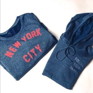 XL comfy lightweight sweatshirts (TWO)